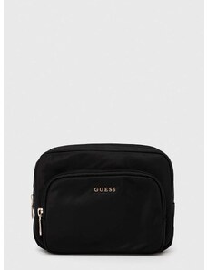 Козметична чанта Guess в черно