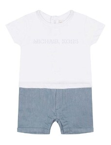 Бебешки памучен комплект Michael Kors в бяло