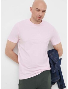 Тениска Karl Lagerfeld в розово с принт