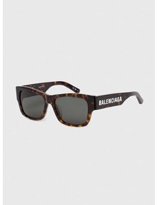 Слънчеви очила Balenciaga в кафяво