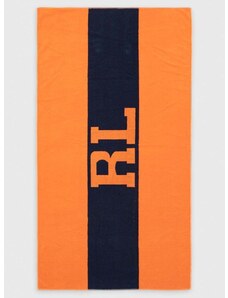 Памучна кърпа Ralph Lauren в оранжево