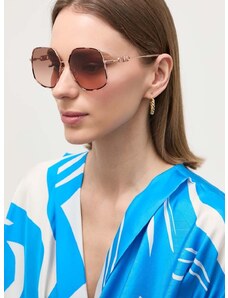 Слънчеви очила Michael Kors EMPIRE BUTTERFLY в кафяво 0MK1127J