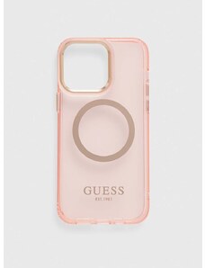 Кейс за телефон Guess iPhone 14 Pro Max 6,7" в розово
