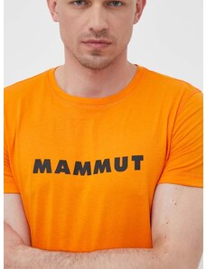Спортна тениска Mammut Core Logo в оранжево с принт