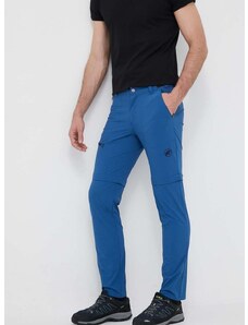 Панталон за спортнове на открито Mammut Runbold Zip Off в синьо