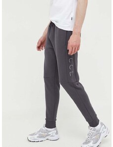 Спортен панталон Nicce в сиво с апликация