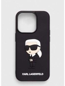 Кейс за телефон Karl Lagerfeld iPhone 14 Pro 6.1" в черно