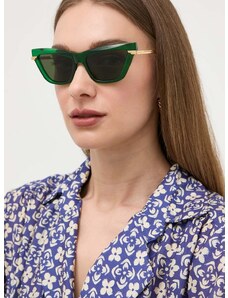 Слънчеви очила Bottega Veneta в зелено