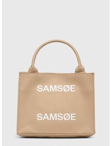 Чанта Samsoe Samsoe Betty в бежово