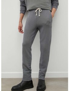 Спортен панталон American Vintage в сиво с апликация