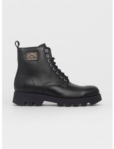 Кожени обувки Karl Lagerfeld мъжки в черно