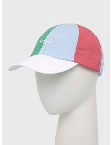 Памучна шапка Polo Ralph Lauren с изчистен дизайн