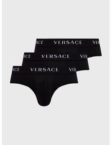 Слипове Versace (3 чифта) мъжки в черно AU04319
