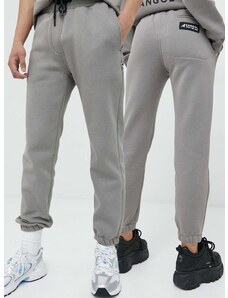 Спортен панталон Kangol унисекс в сиво с изчистен дизайн