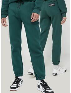 Спортен панталон Kangol унисекс в зелено с изчистен дизайн