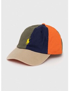 Памучна шапка с козирка Polo Ralph Lauren с десен