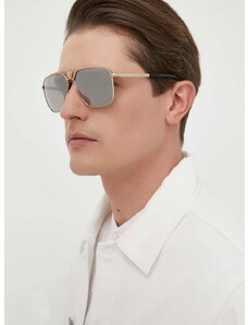 Слънчеви очила Versace мъжко в златисто