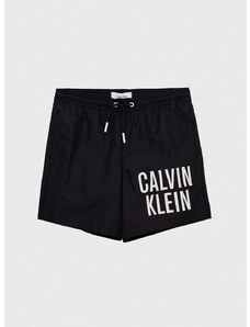 Детски плувни шорти Calvin Klein Jeans в черно