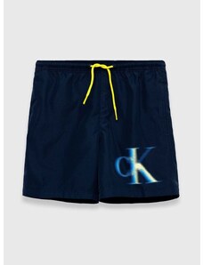 Детски плувни шорти Calvin Klein Jeans в тъмносиньо