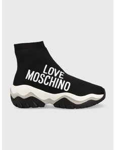 Маратонки Love Moschino Sneakerd Roller 45 в черно JA15564G1G