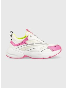 Маратонки Love Moschino Sneakerd Sporty 50 в бяло JA15025G1G