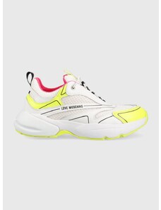 Маратонки Love Moschino Sneakerd Sporty 50 в бяло JA15025G1G