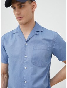 Памучна риза Solid мъжка със стандартна кройка