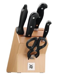 WMF Комплект ножове с точило и ножица Spitzenklasse Plus (6 броя)