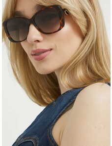 Слънчеви очила Love Moschino в кафяво