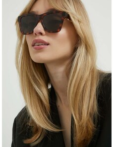 Слънчеви очила Moschino в кафяво