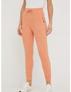 Спортен панталон Rip Curl в оранжево с изчистен дизайн