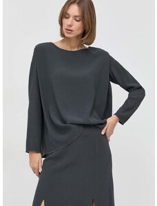 Блуза Liviana Conti в сиво с изчистен дизайн