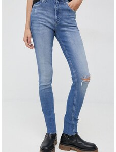 Дънки Calvin Klein Jeans Rise с висока талия