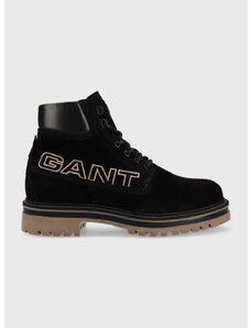 Велурени туристически обувки Gant Palrock мъжки в черно