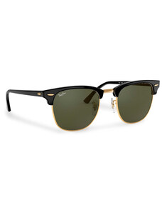 Слънчеви очила Ray-Ban Clubmaster 0RB3016 W0365 Black/Green Classic