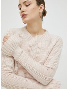 Вълнен пуловер Ivy Oak дамски в розово