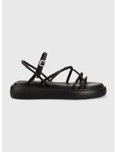 Кожени сандали Vagabond Shoemakers Blenda в черно с платформа 5519.801.20 5519-801-20