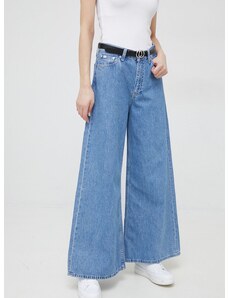Дънки Calvin Klein Jeans Low Rise Loose с висока талия