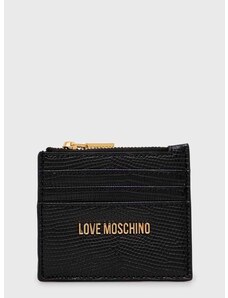 Калъф за карти Love Moschino в черно
