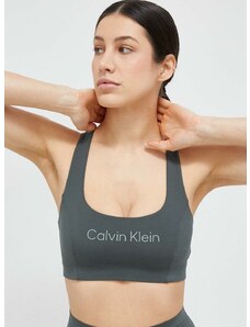 Спортен сутиен Calvin Klein Performance Essentials в зелено