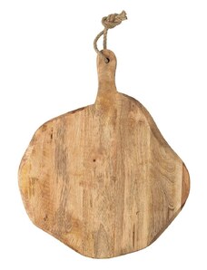 Дъска за рязане J-Line Round Organic Wood