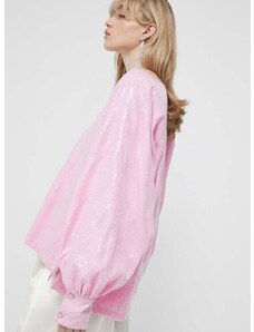 Блуза Stine Goya в розово с апликация