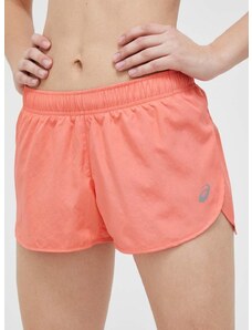 Къс панталон за бягане Asics Core Split в оранжево с изчистен дизайн със стандартна талия