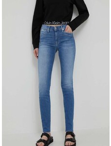 Дънки Calvin Klein Jeans в синьо