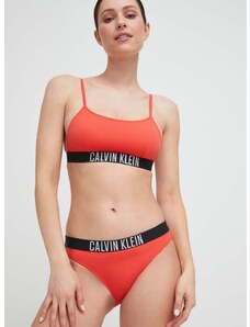 Долнище на бански Calvin Klein в оранжево