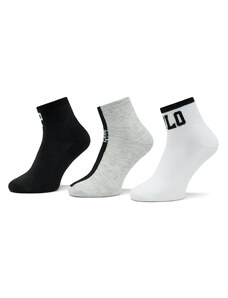 Комплект 3 чифта дълги чорапи дамски Polo Ralph Lauren 455908159002 White