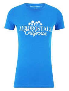 AÉROPOSTALE Тениска синьо / бяло