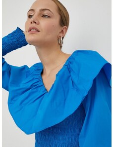 Памучна блуза Gestuz дамска с изчистен дизайн