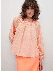 Памучна блуза Drykorn дамска в оранжево с изчистен дизайн