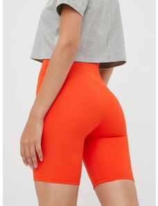 Къс панталон за трениране P.E Nation Rudimental в оранжево с изчистен дизайн с висока талия